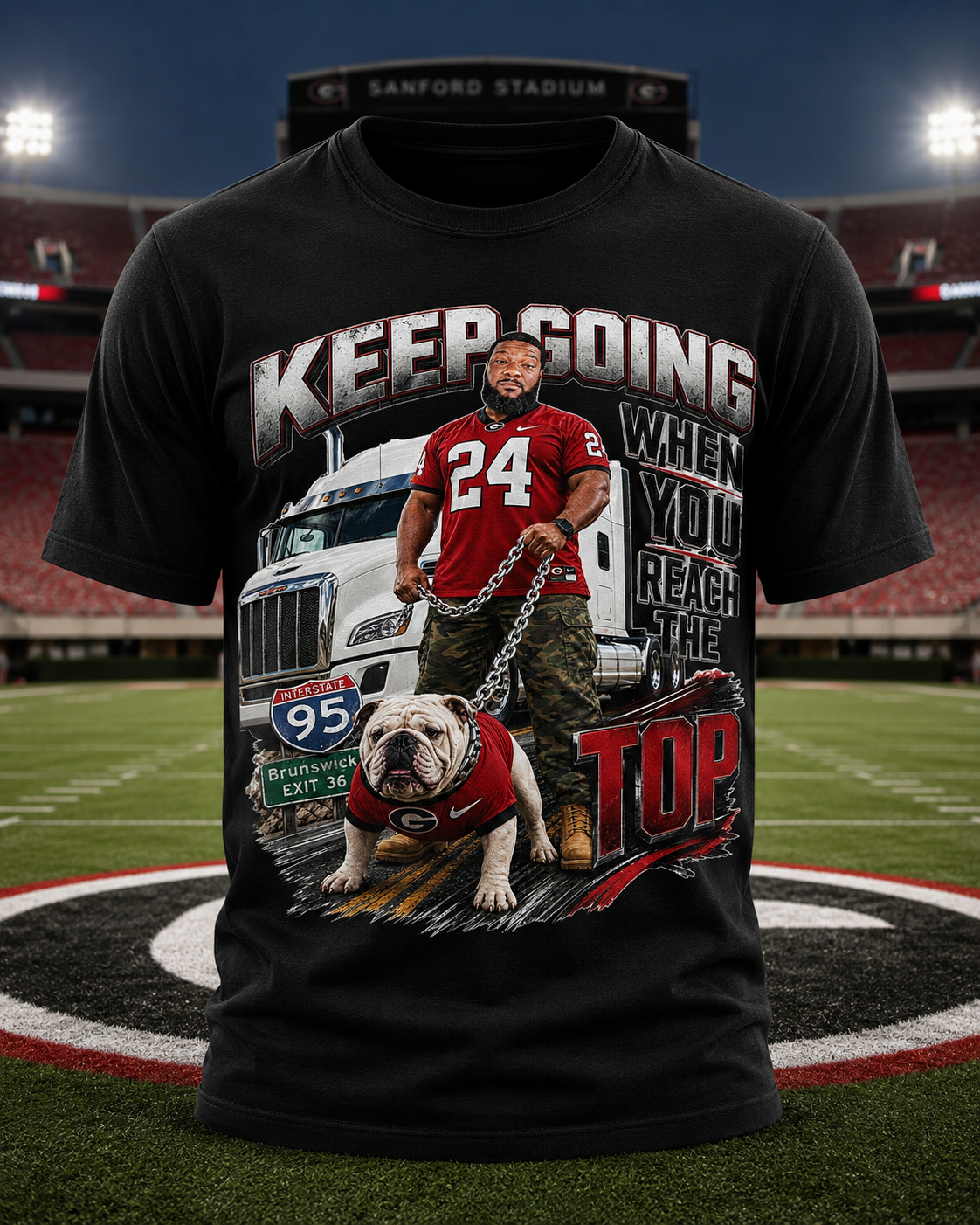Ga Dawg Trucker T-shirt